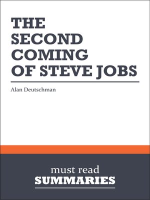 cover image of The Second Coming of Steve Jobs - Alan Deutschman